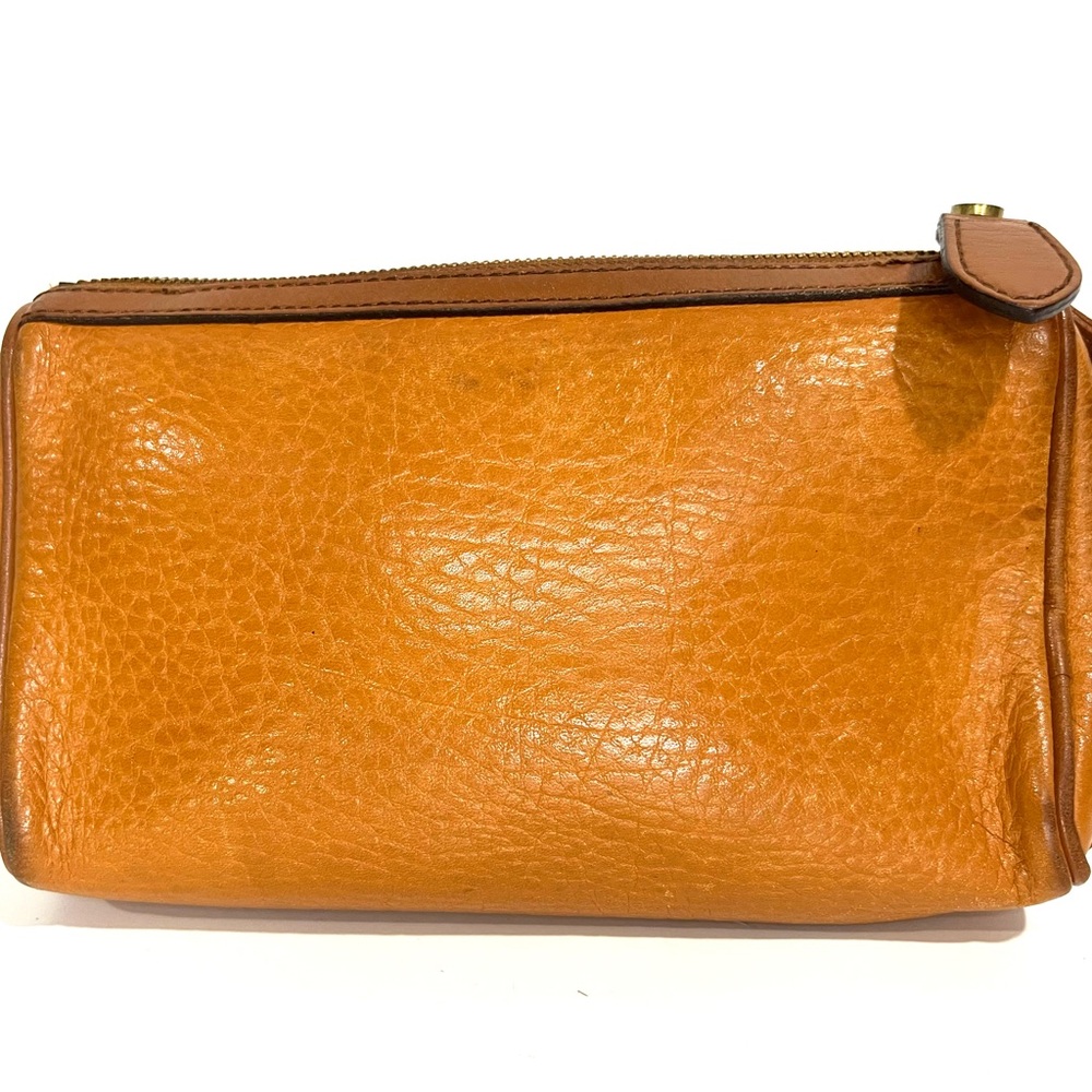 Burberry Tan Leather Pouch - vintage - Picture 2 of 6